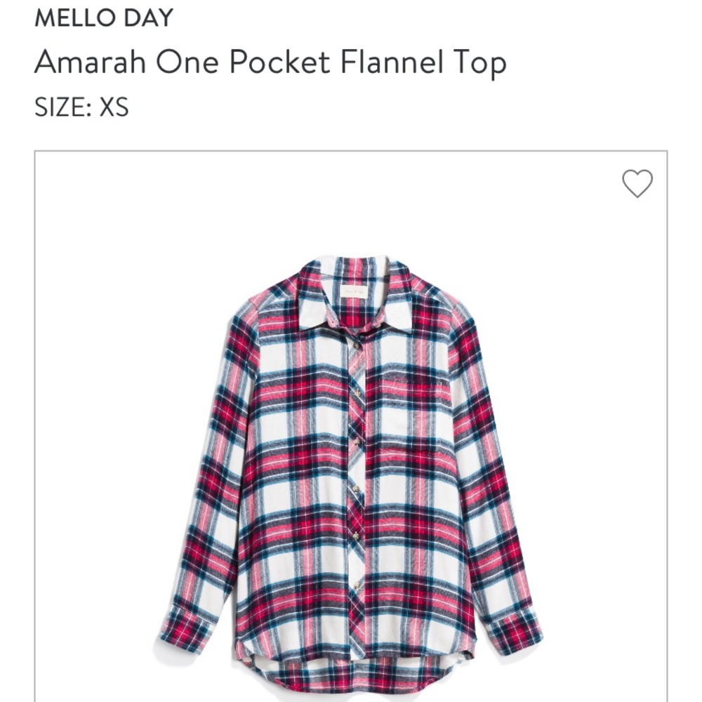 Melloday Long Super Soft Plaid Flannel Shirt